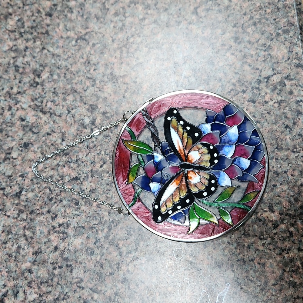 Stained glass butterfly
